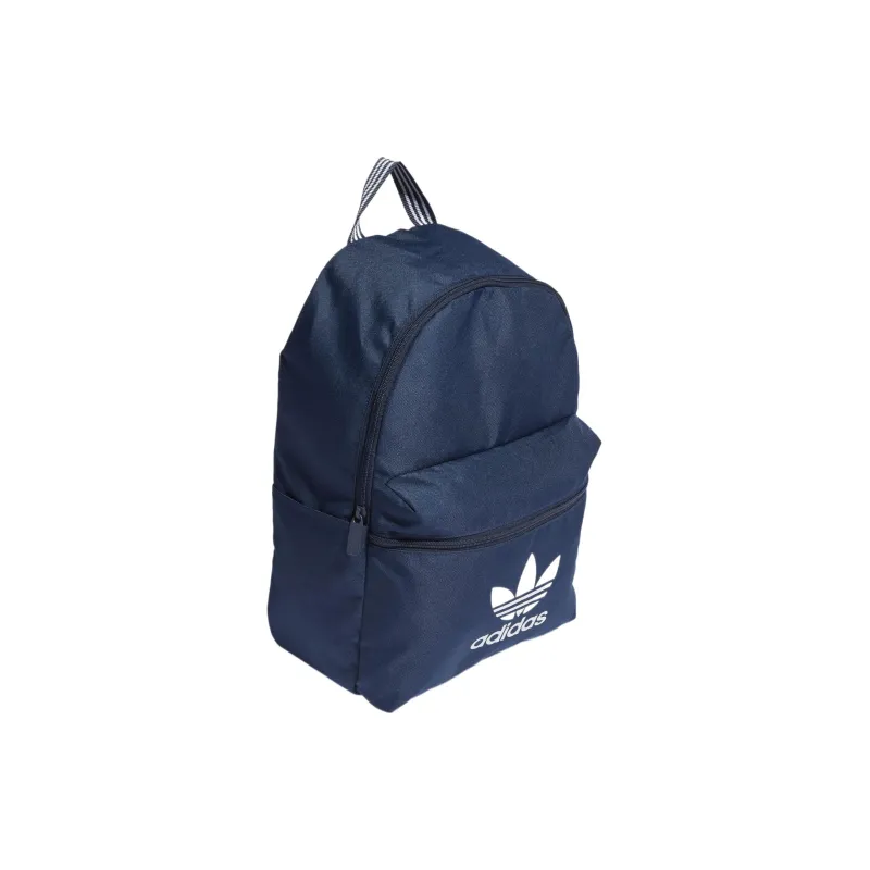Adidas Originals Recycled Polyester Plain Weave Fabric Backpack Unisex Midnight Indigo-1