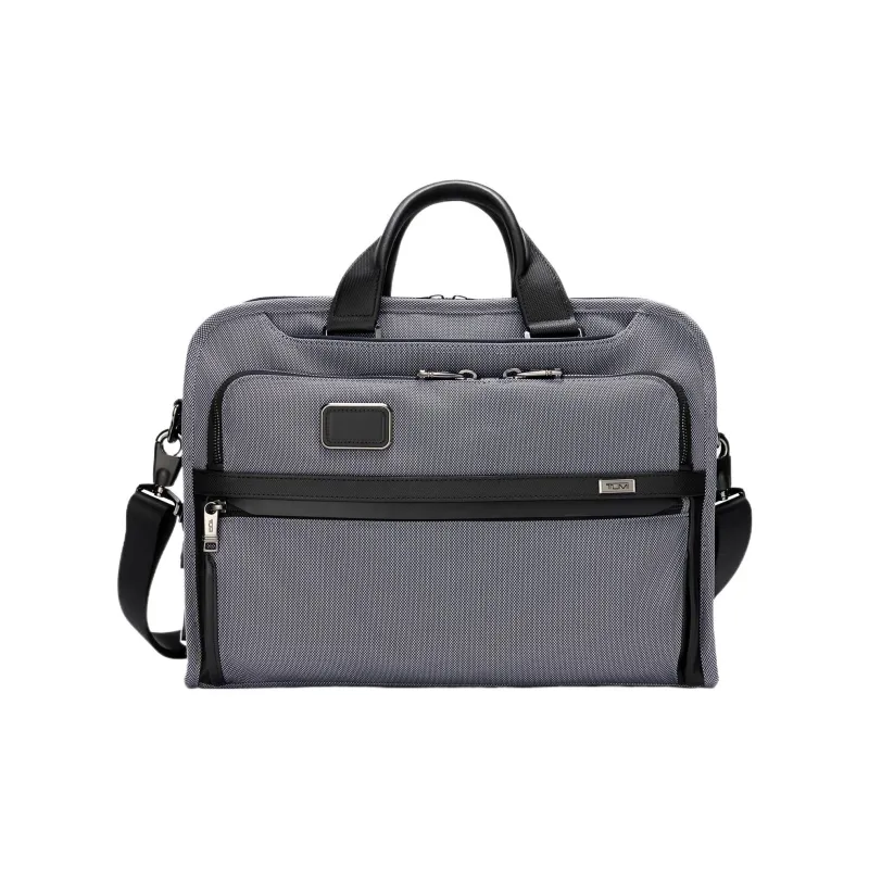 TUMI Fabric Briefcase One Shoulder Handbag Regular Men's Meteor Gray-0