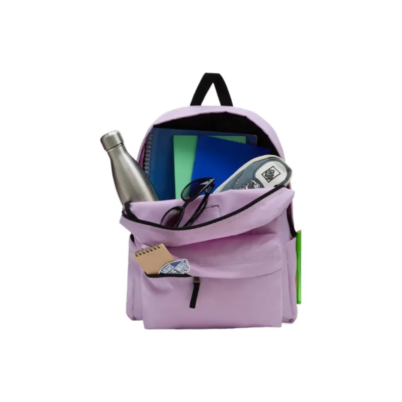 Vans Polyester Backpack Regular Women's Purple-4