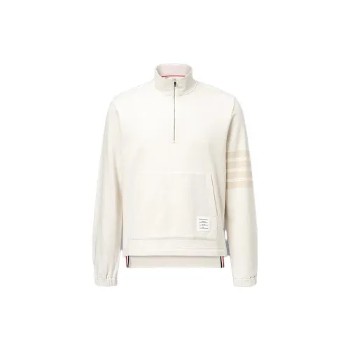 THOM BROWNE FW23 Early Autumn Collection Sweatshirts Men Off White