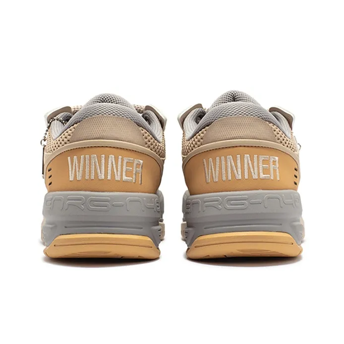 361° Peace Elite Series Anti Slip Wear Resistant Low Top Skateboard Shoes Men's Taupe-3