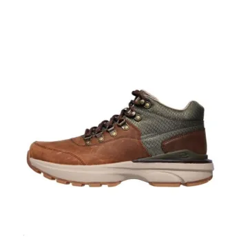 Skechers Relaxed Fit Flywalk Slip Resistant Low Top Outdoor Shoes Men's Brown