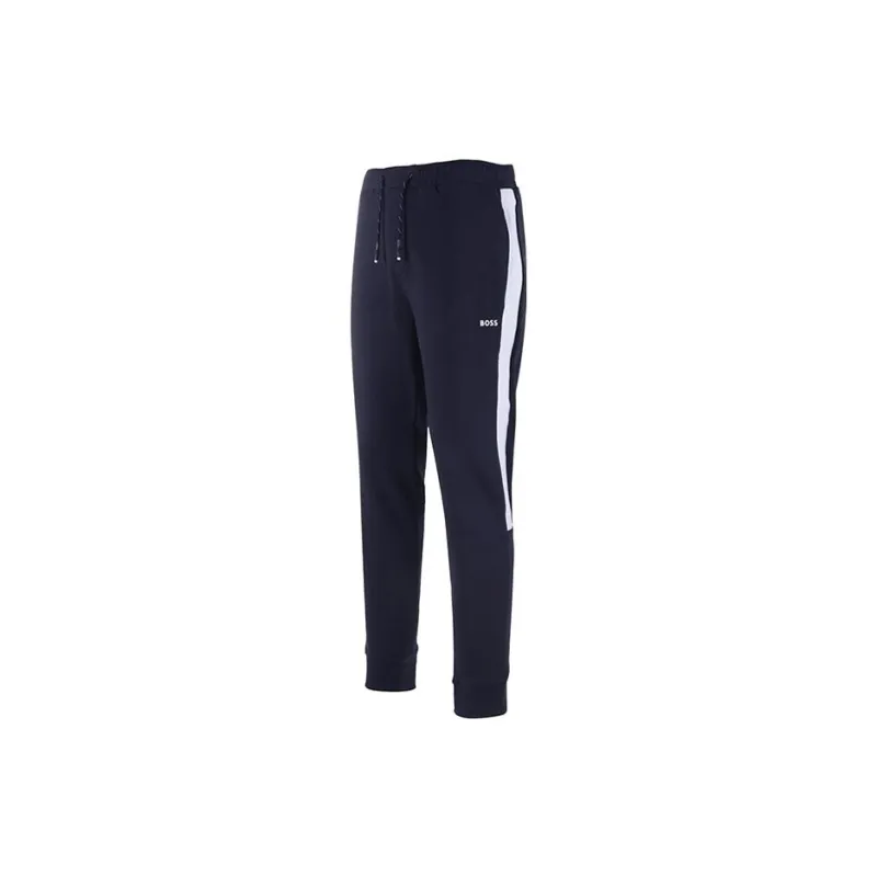 HUGO BOSS Knitted Sweatpants Men's Dark Blue-2