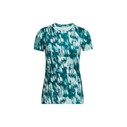 Under Armour Velocity T-Shirts Women's Tourmaline Blue