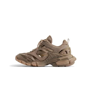 Balenciaga Track 2.0 Abrasion Resistant Low Top Casual Shoes Women's Brown