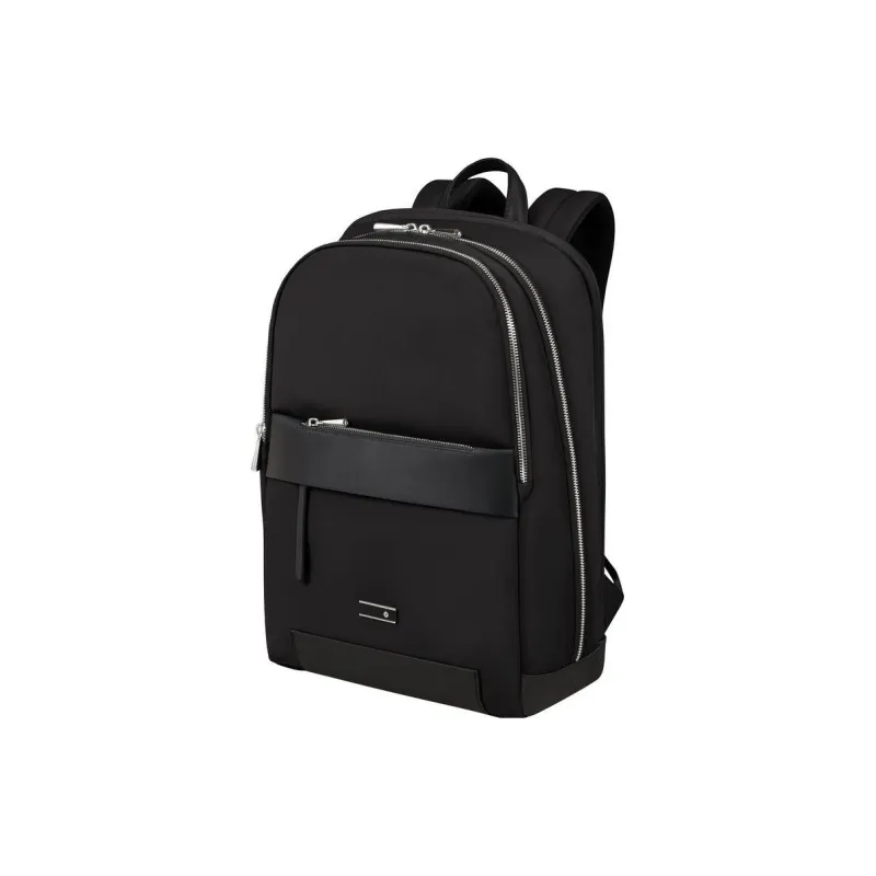 SAMSONITE Recyclable Polyester With Polyurethane Backpack Regular Unisex Black-1