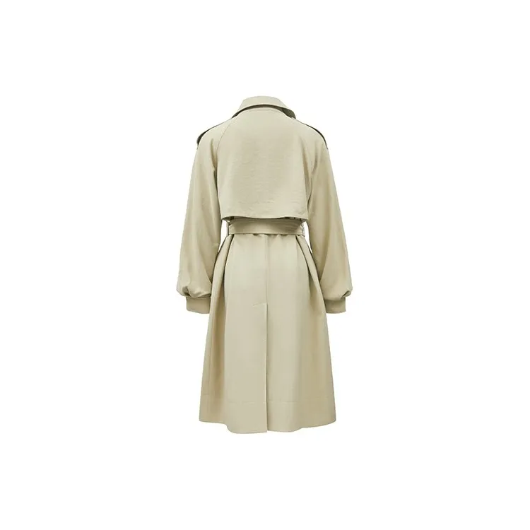 ONLY Trench Coats Women's C07 Green SLATE GREEN-1