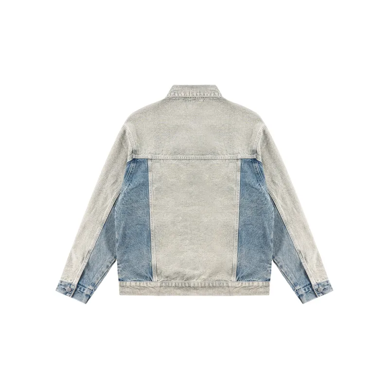 XINYINSU Denim Jacket Unisex Blue-1