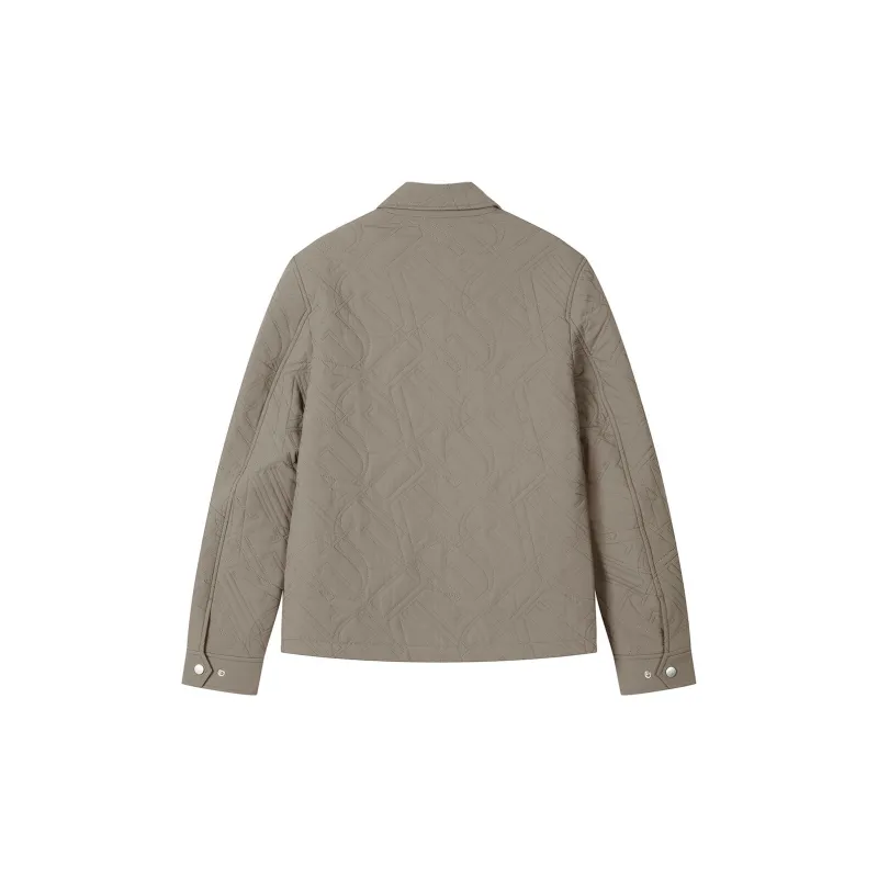 DAVID NAMAN Puffer Jackets Men Khaki-1