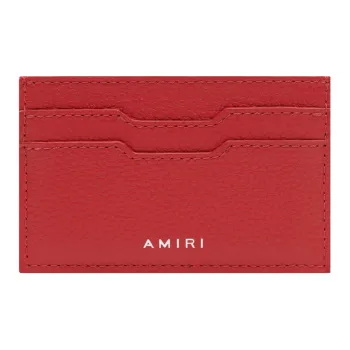 AMIRI Nappa Leather Card Holder Regular Women's Red