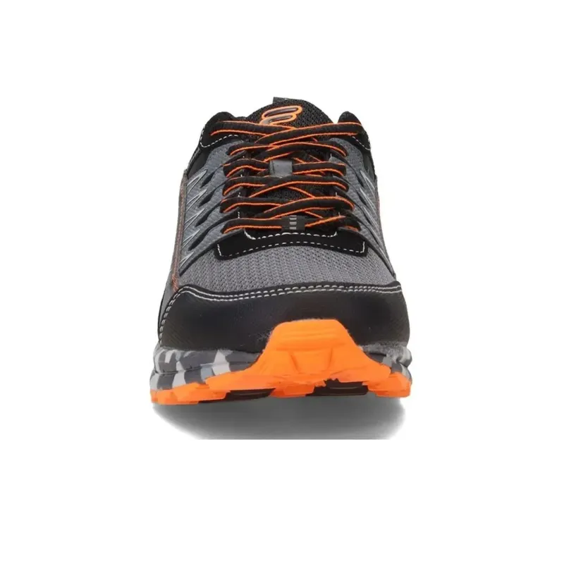 FILA Shock Absorbers With Slip Resistant Features Low Top Running Shoes Men's Black's-3