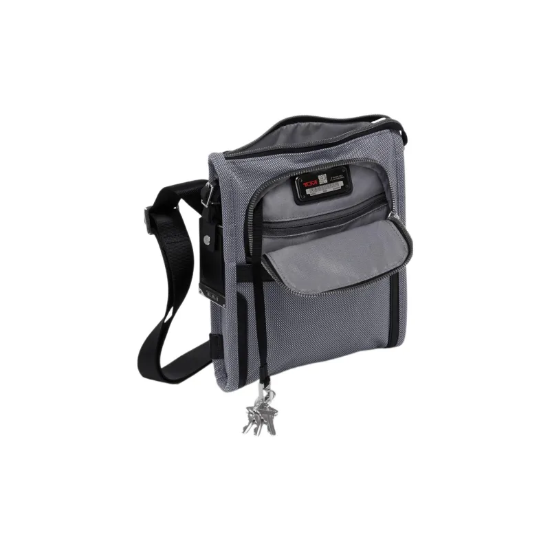 TUMI Fabric Messenger Bag Shoulder Bag Crossbody Bag Small Size Men's Meteor Gray-1