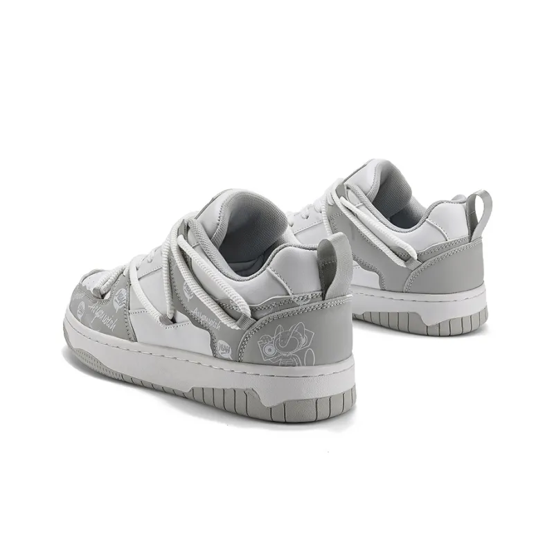 MIIOW Trend Party Series Coverage Anti-Slip And Wear-Resistant Low-Top Skateboard Shoes Unisex-5