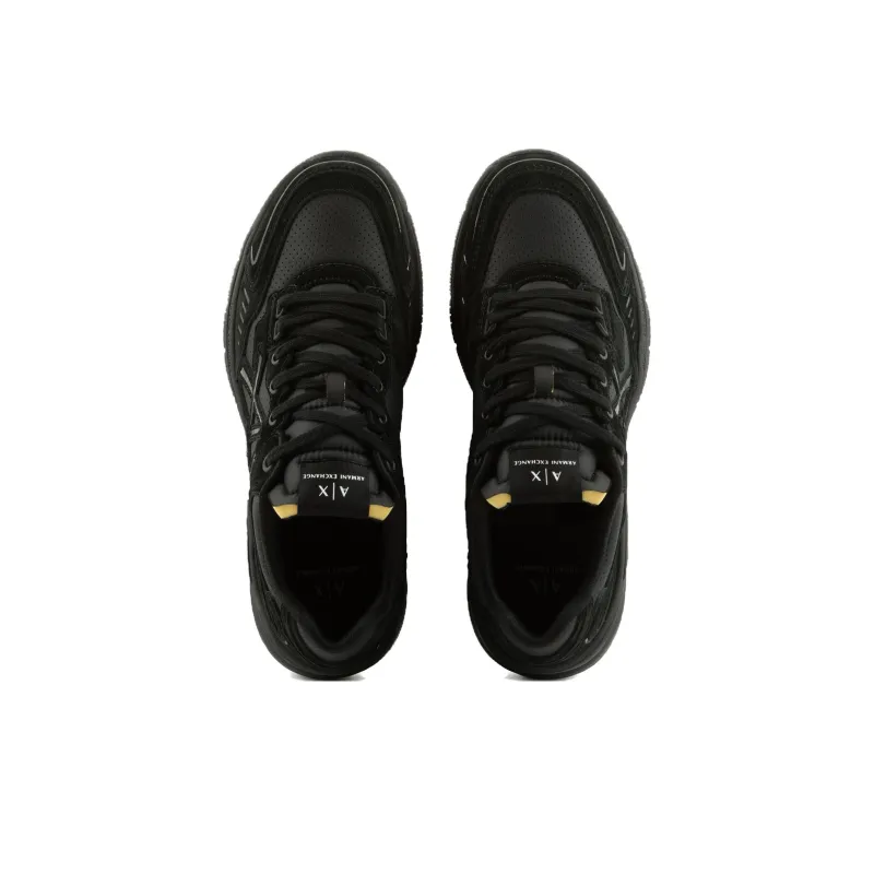 ARMANI EXCHANGE Low Top Casual Shoes Men's Black-3