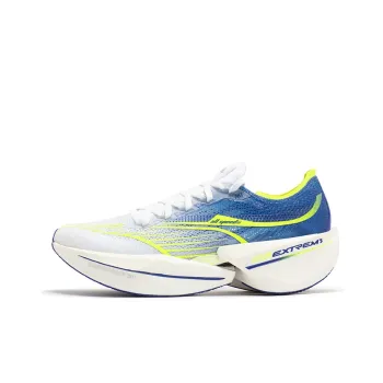 361° Flying Future Lightweight Rebound Low Top Running Shoes Men's White Blue