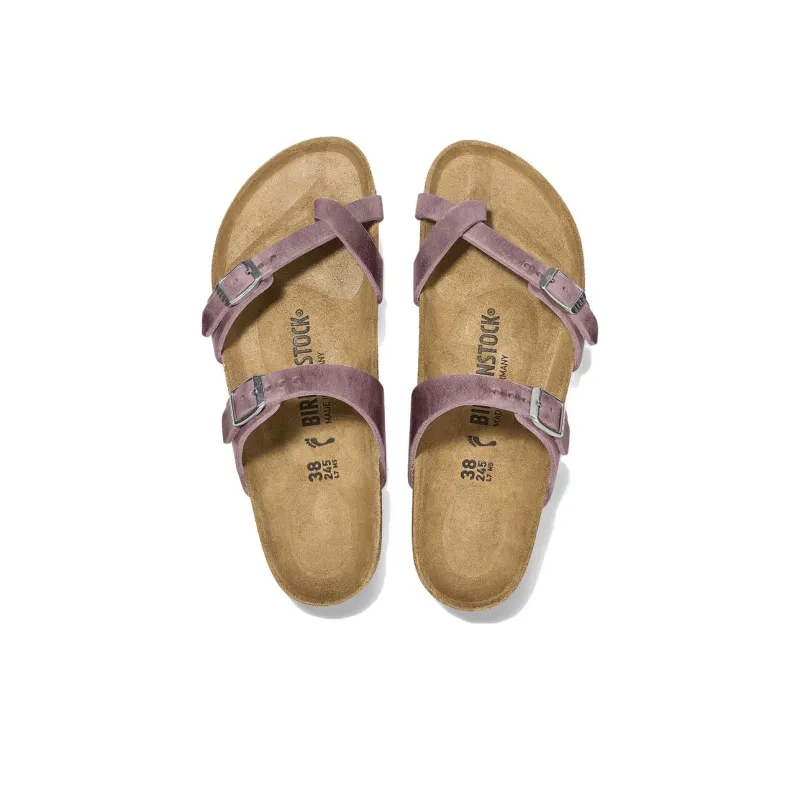 Birkenstock Slide Slippers Women's Lavender Narrow Fit-3