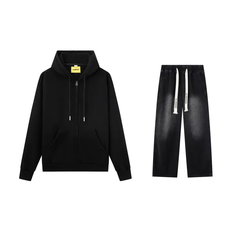 ALORGEEK Sweatshirt Sets Unisex-1