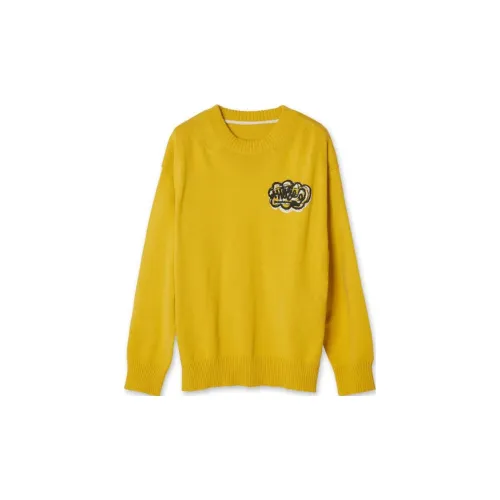 Sacai Sweaters Men Yellow