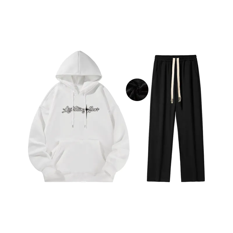 LIGHTNING BEAR Sweatshirt Sets Unisex-3