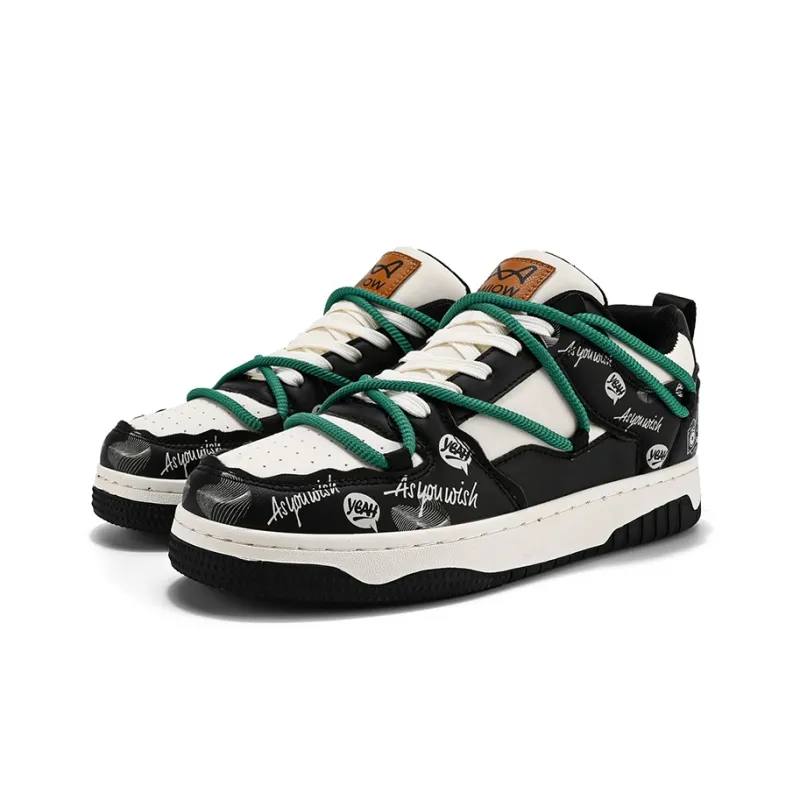 MIIOW Trend Party Series Coverage Anti-Slip And Wear-Resistant Low-Top Skateboard Shoes Unisex-10
