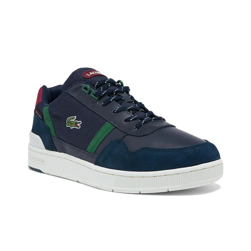 LACOSTE T clip Low Top Skateboard Shoes Men's Blue-1