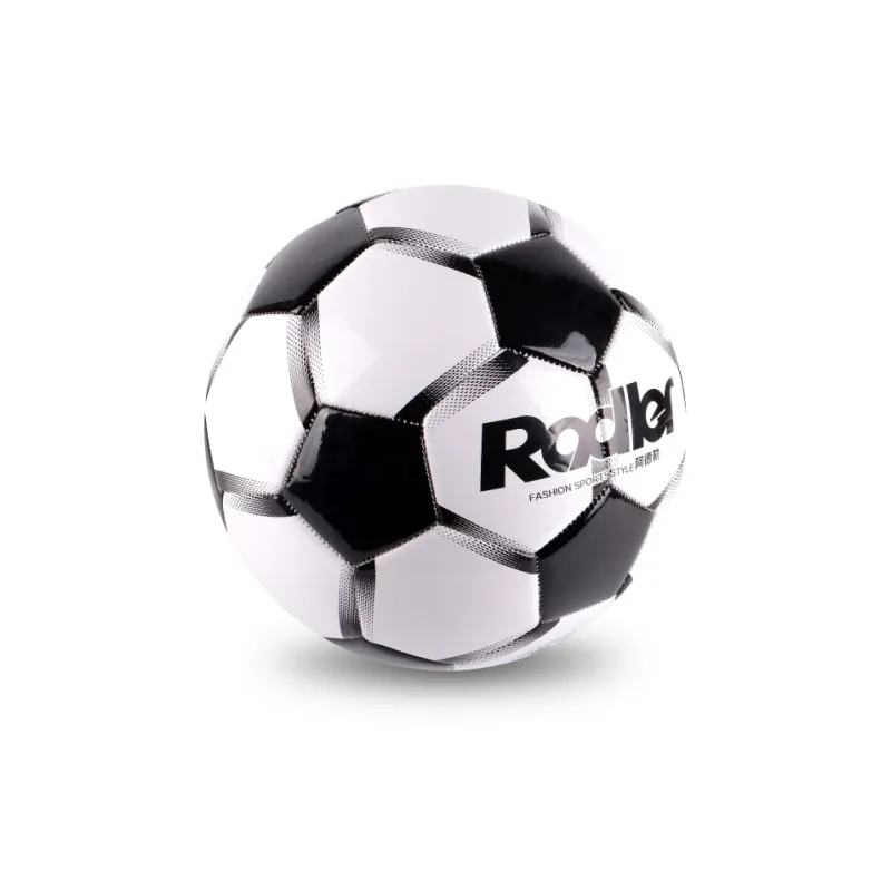 RADLER Size 3 Soccer PVC Machine Stitched Soccer Ball Unisex Black White-3