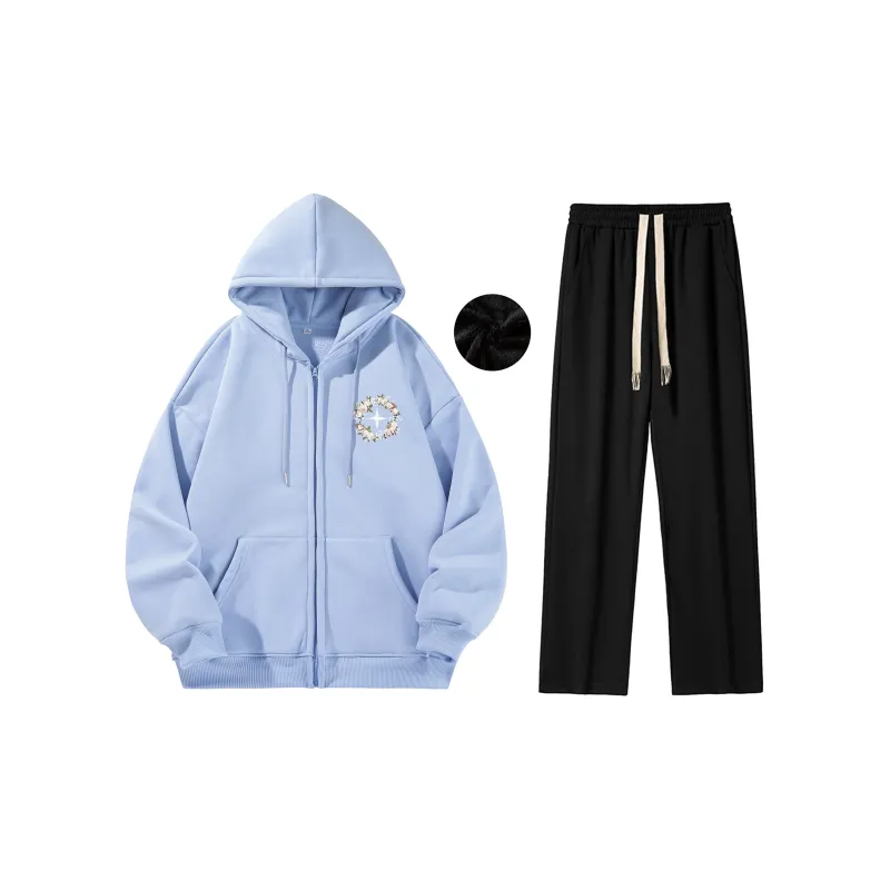 LIGHTNING BEAR Sweatshirt Sets Unisex-9