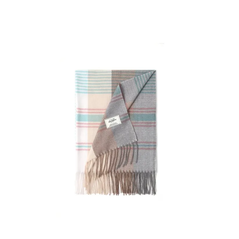 FREE RABBITⅡ Faux Cashmere Knit Scarves Unisex-7