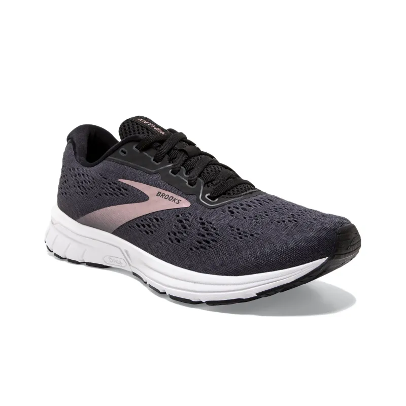 Brooks Anthem 4 Cushioning Lightweight Low-Top Running Shoes Women's Black-1