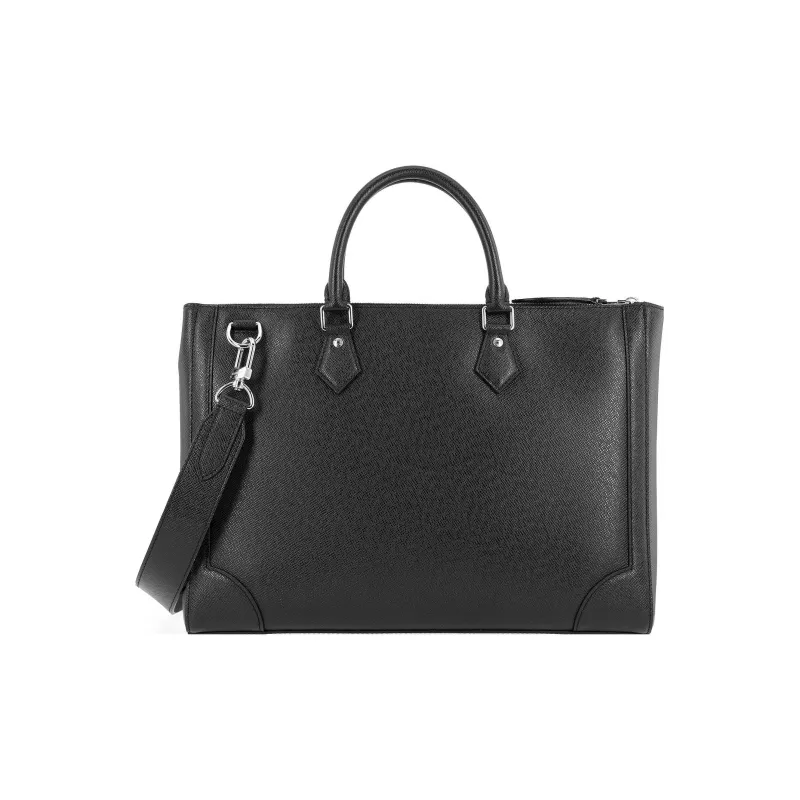LOUIS VUITTON Cow Leather Briefcases Men's-4