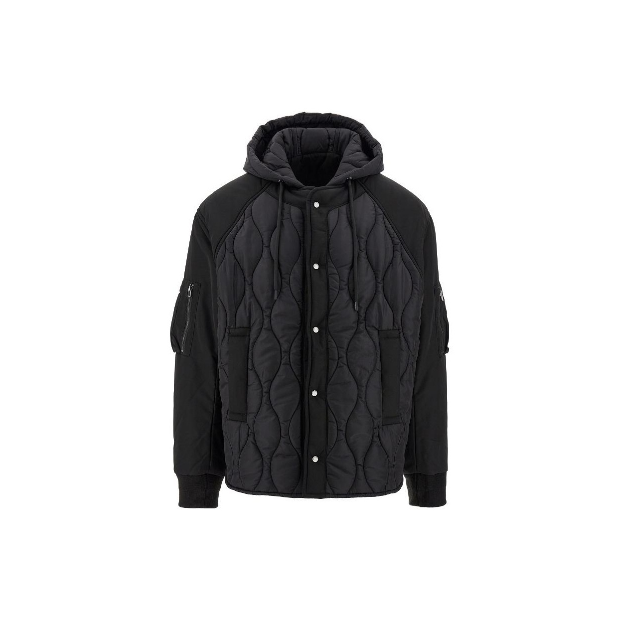 EMPORIO ARMANI Quilted Jacket Men Black 48