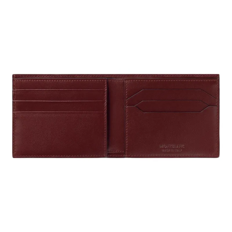 MONTBLANC Meisterstuck Cow Leather Wallet Regular Men's Burgundy-2
