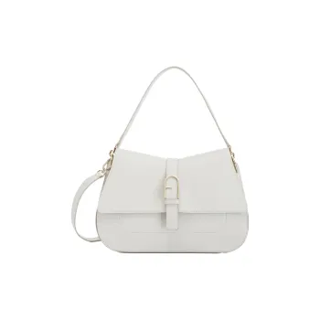 Furla Calfskin Shoulder Bag, Crossbody Bag, Handbag Large Size Women's Cotton Candy