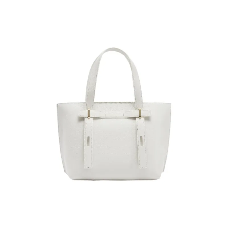 Furla Grained Calfskin Tote Bag Shopping Bag Handbag Small Size Women's Cotton Candy-0