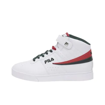FILA Slip-Resistant Cushioning High-Top Skateboard Shoes Men's White