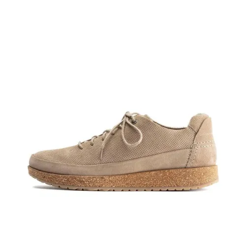 Birkenstock Breathable Low Top Casual Shoes Unisex Sand Narrow Fit