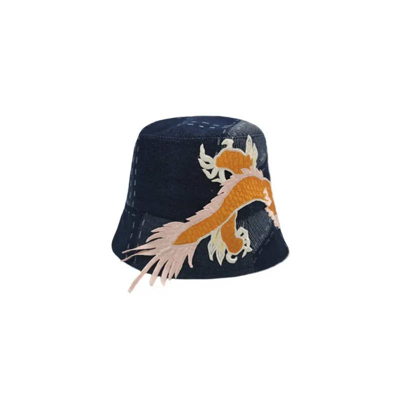 MUSTKOO Denim Bucket Hats Unisex-3