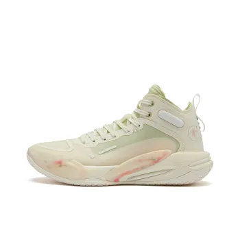 QIAODAN Poisonous Tooth REV Basketball Shoes Men High Top White