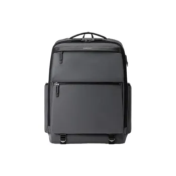 SAMSONITE Fabric PU Polyurethane Backpack Unisex Dark Gray