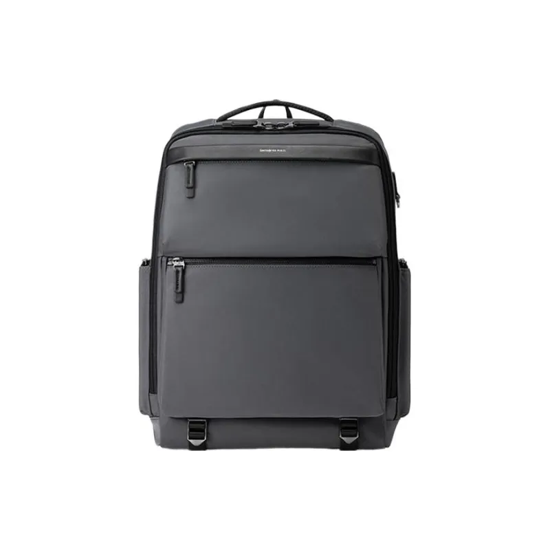 SAMSONITE Fabric PU Polyurethane Backpack Unisex Dark Gray-0