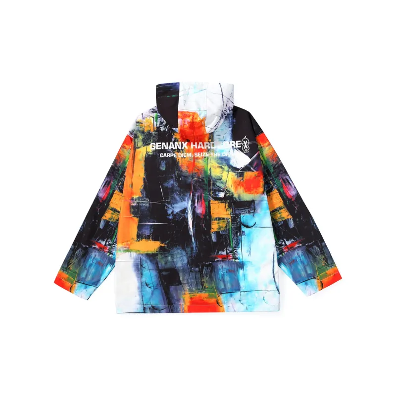GENANX Jackets Coats Unisex Individual Print-1