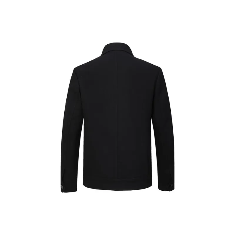 DAVID NAMAN Coats Men Black-1