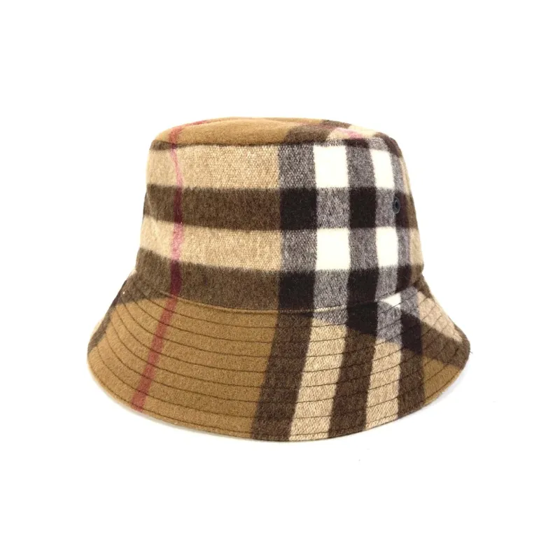 Burberry Exaggerated Check Wool Baseball Hat-3