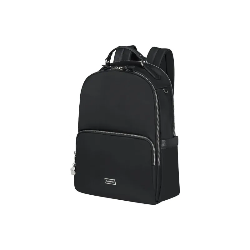 SAMSONITE Recycled Polyester Laptop Backpack Women's Black-1