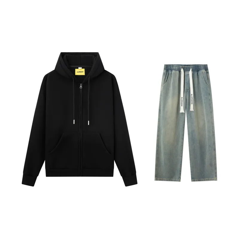 ALORGEEK Sweatshirt Sets Unisex-3