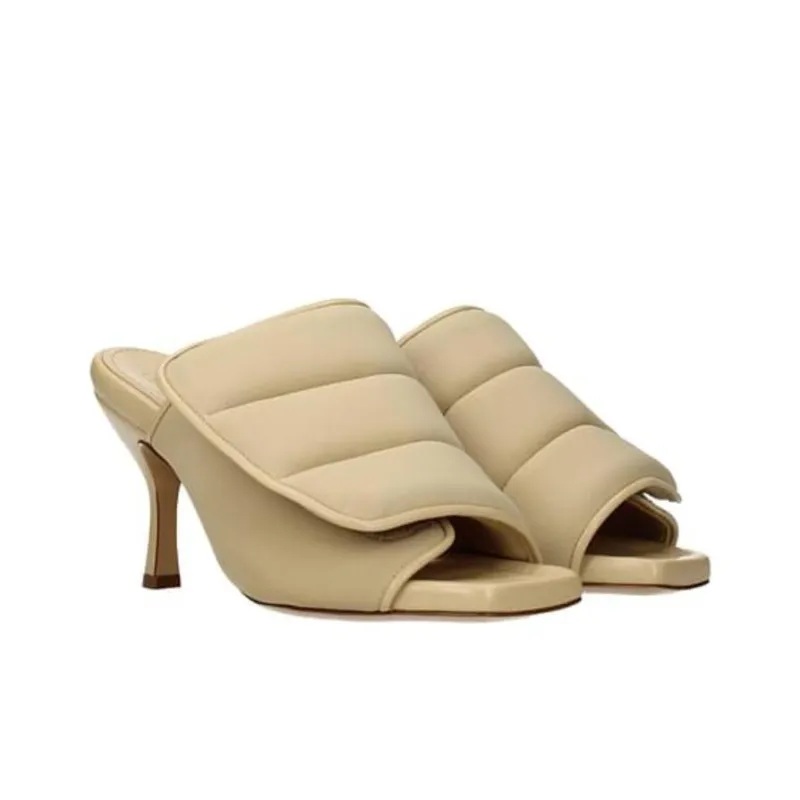 GIABORGHINI Padded Touch-strap High-heel Mules-1