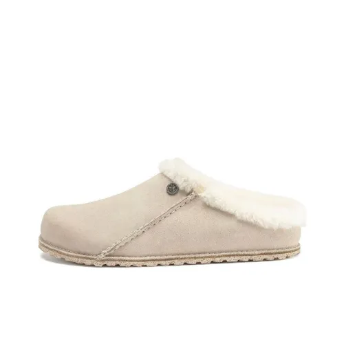 Birkenstock Suede Shearling Slippers
