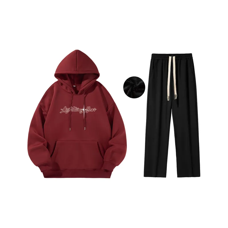 LIGHTNING BEAR Sweatshirt Sets Unisex-6