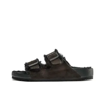 Birkenstock Slide Slippers Unisex Mocha Regular