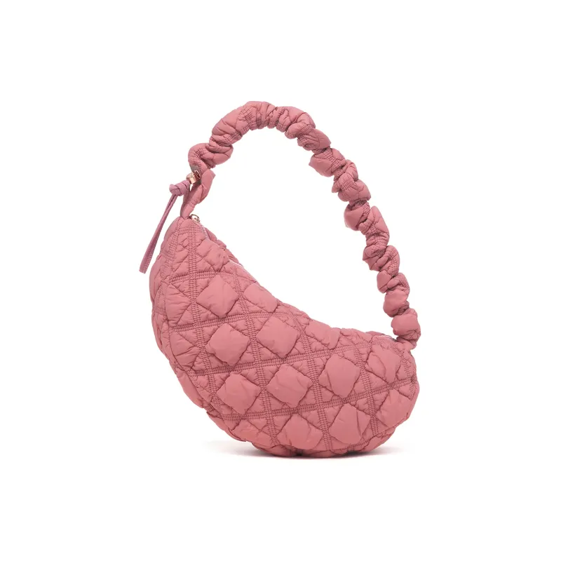 CARLYN Nylon Portable Crossbody Bag, Shoulder Bag Women's Rose Pink-3